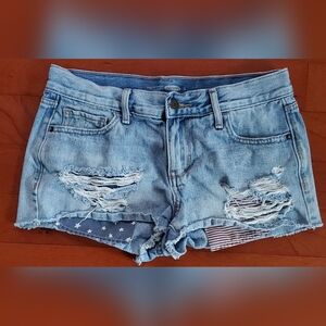 Old Navy Distressed Denim Shorts Size 2